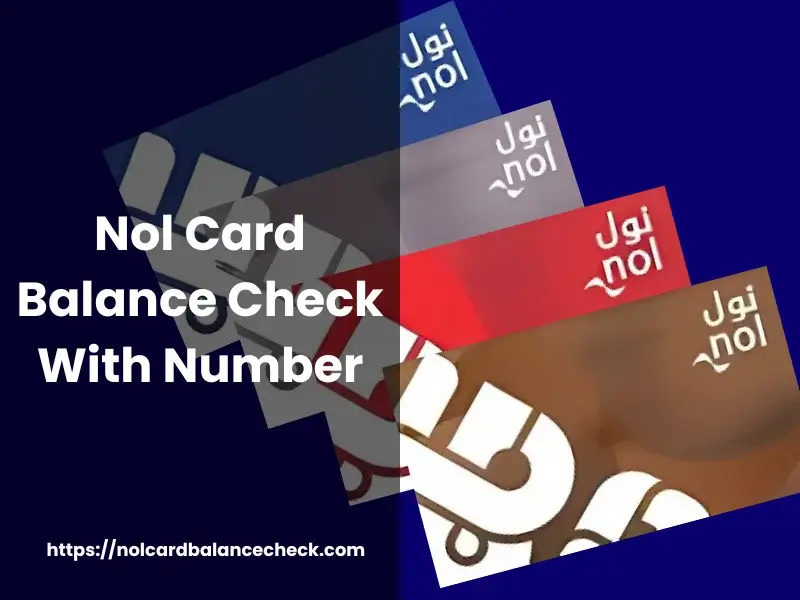 Nol Card balance Check With Number